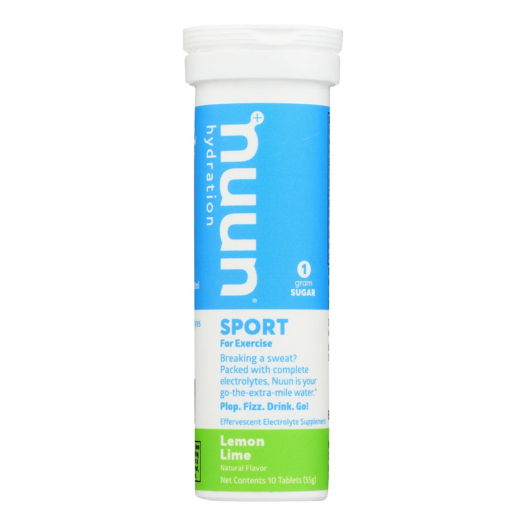 Nuun Active Lemon Lime Hydration Tablets, 10 ct (Case of 8)
