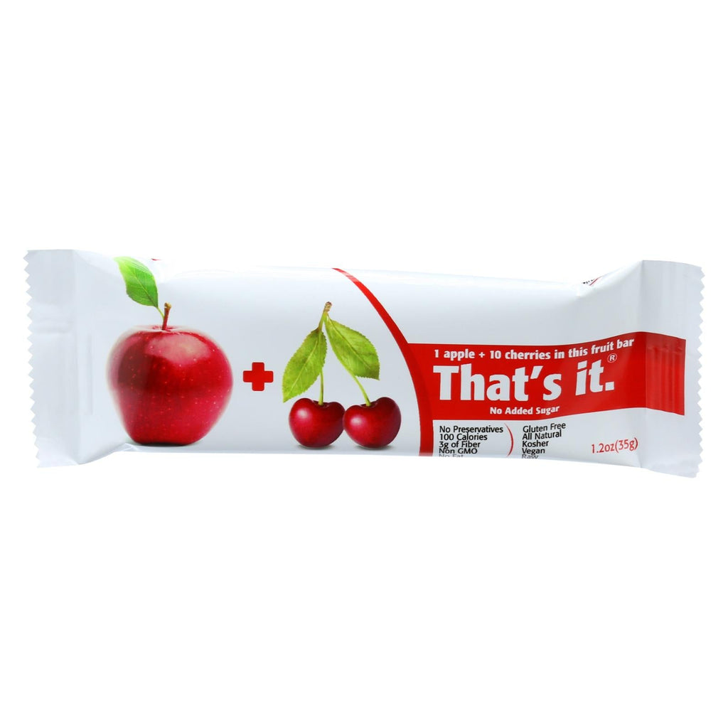That's It Apple & Cherry Fruit Bar, 1.2 oz (Case of 12)