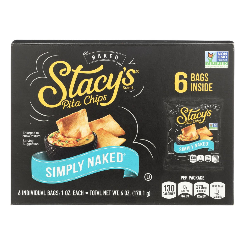 Stacy's Simply Naked Pita Chips, 1 oz (Case of 72)