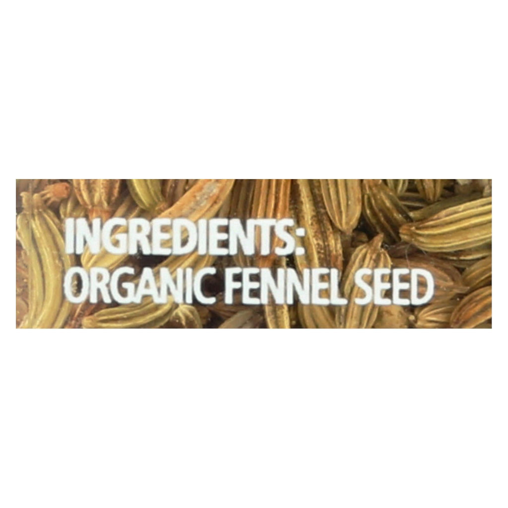 Simply Organic Fennel Seed, 1.9 oz (Case of 6)