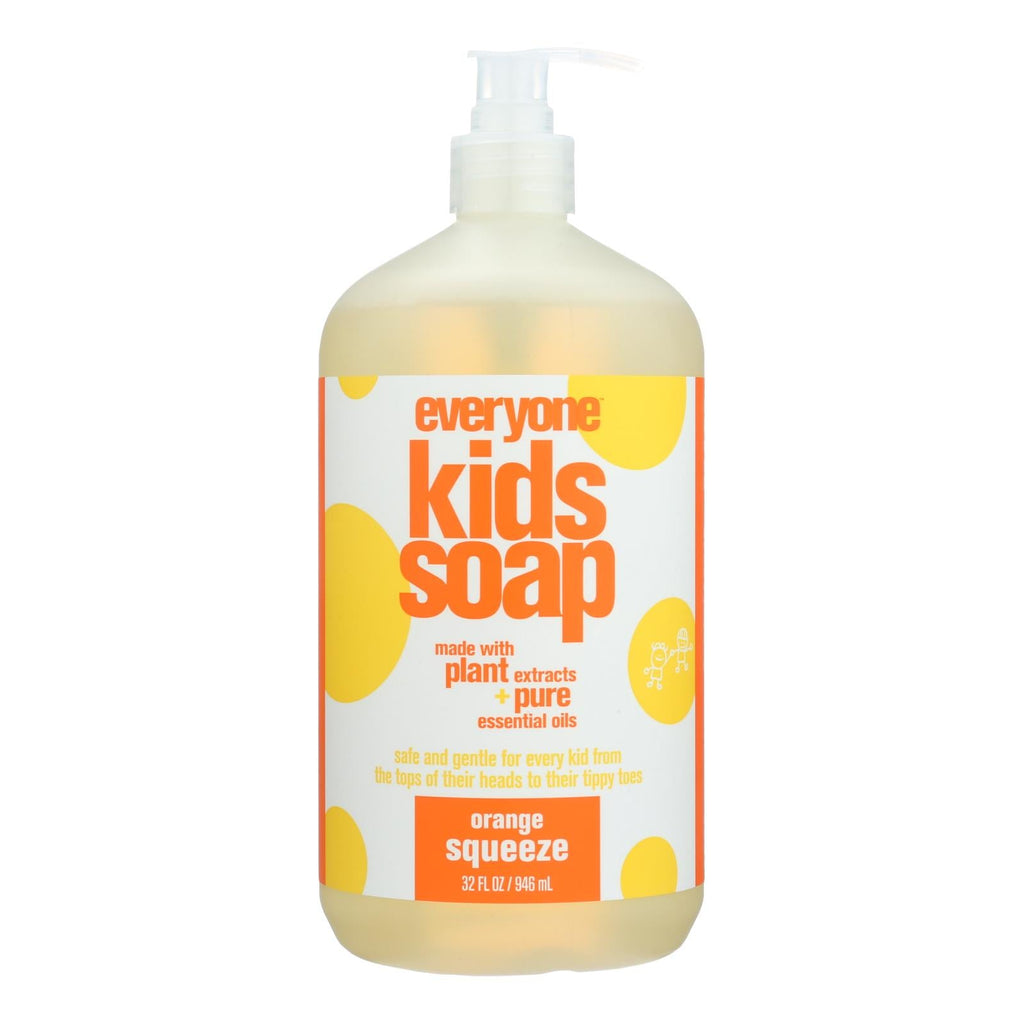 Everyone Orange Squeeze Soap for Kids, 32 oz