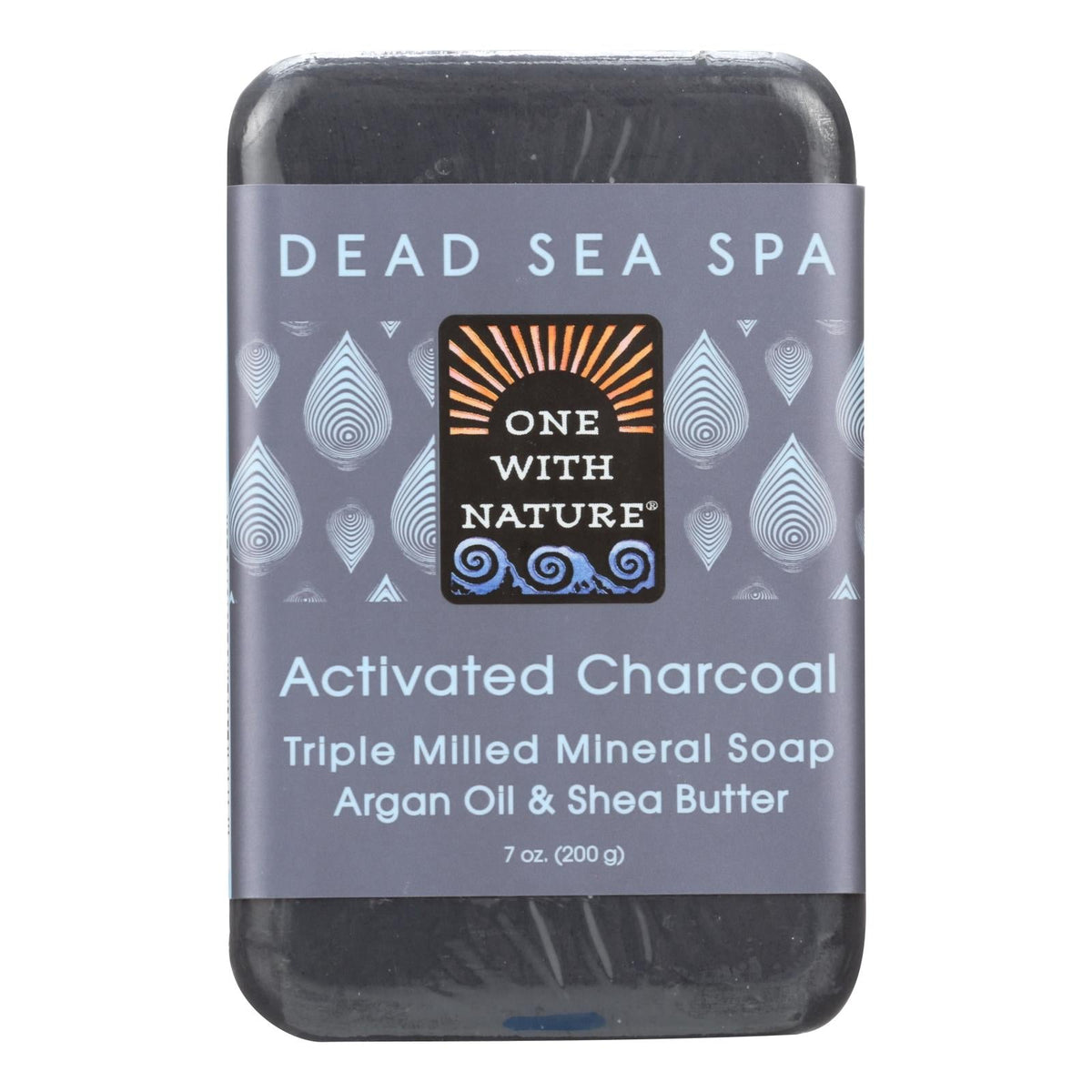 One With Nature Activated Charcoal Bar Soap (7 Oz.)