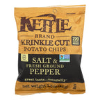 Kettle Brand Sea Salt and Crushed Black Pepper Potato Chips, 1.5 oz (Case of 24)