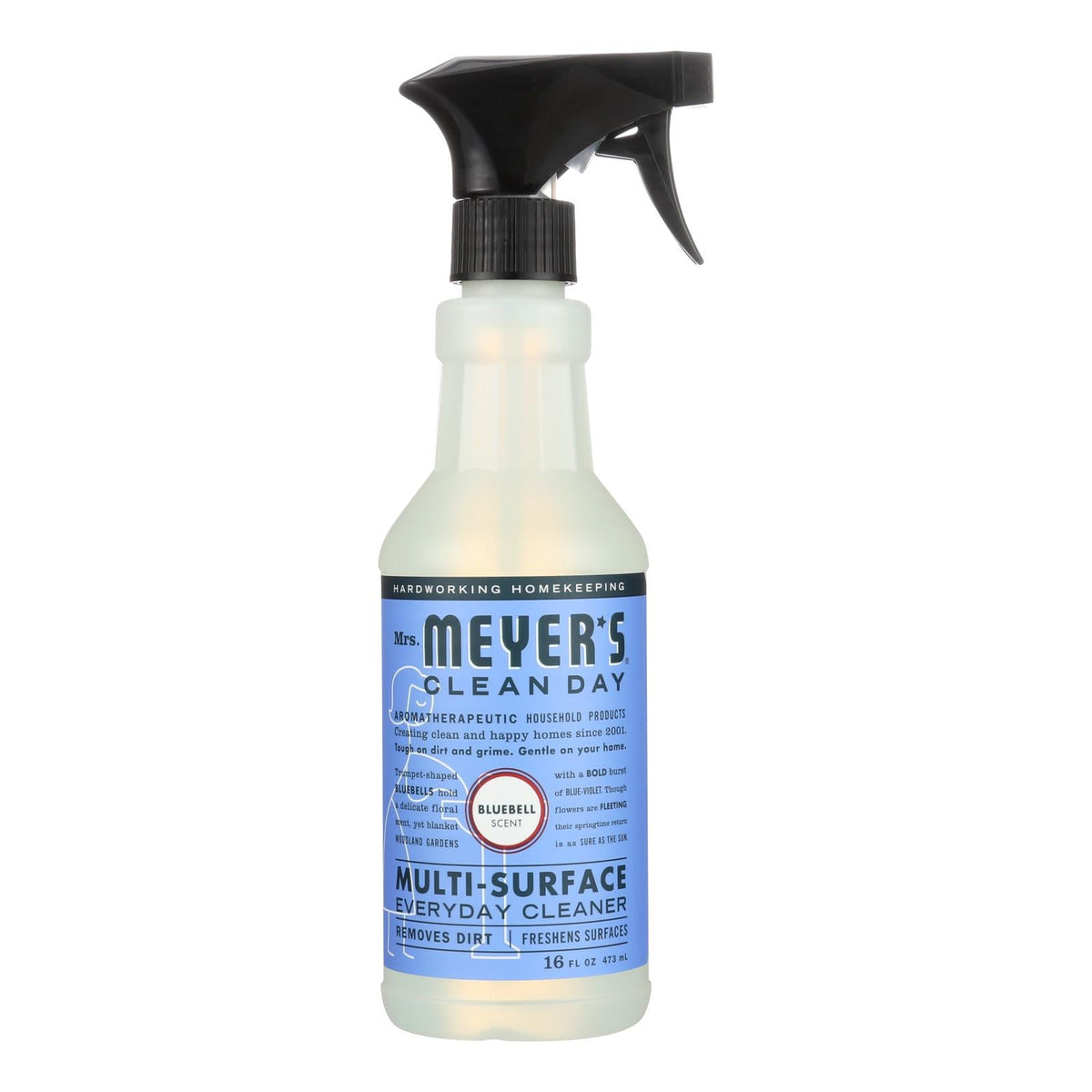 Mrs. Meyer's Clean Day Bluebell Multi-Surface Everyday Cleaner, 16 fl oz (Case of 6)
