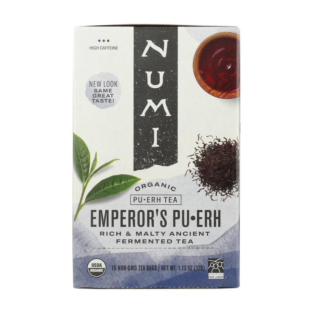 Numi Emperor's Puerh Black Tea, 16 ct (Case of 6)