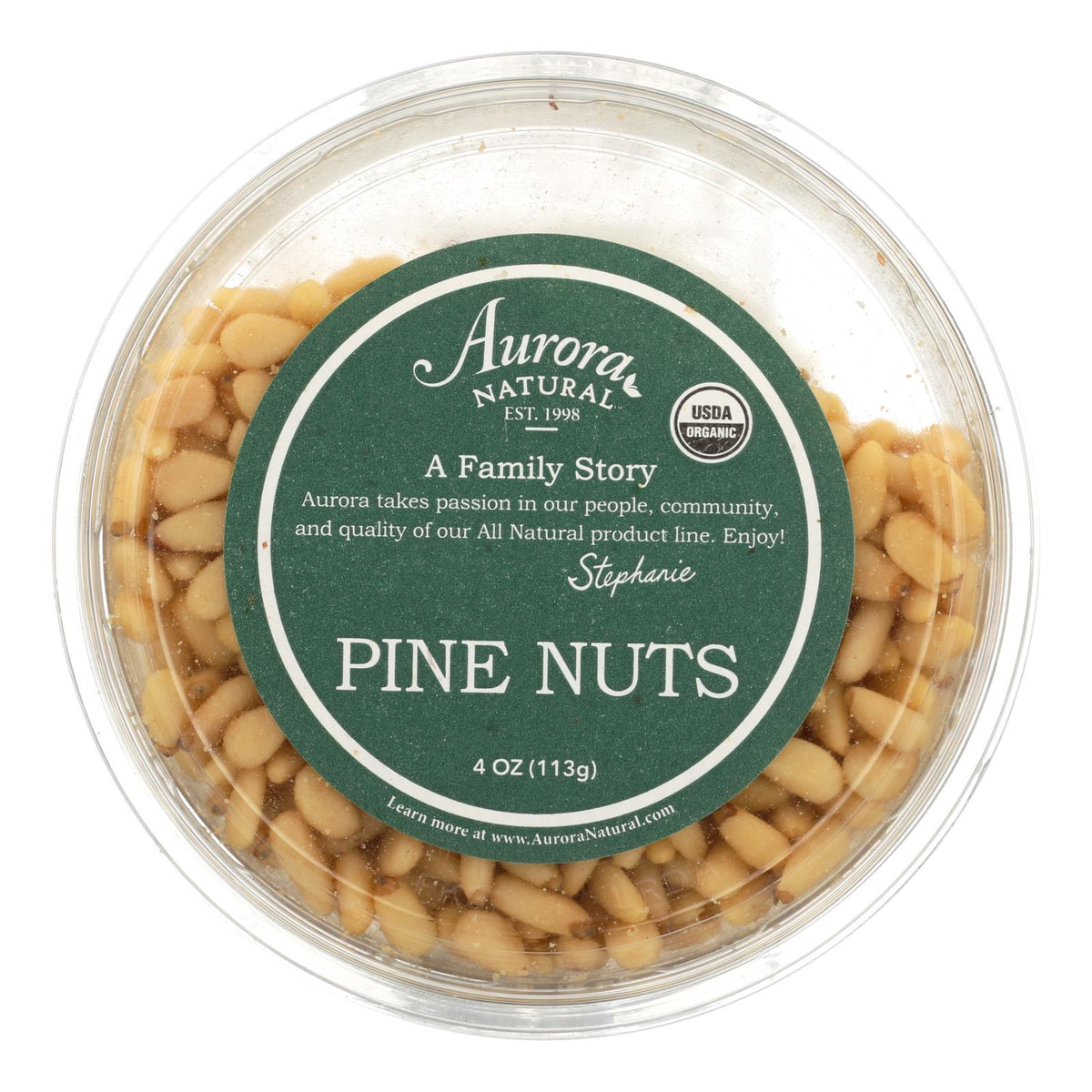 Aurora Natural Products Organic Pine Nuts, 4 oz (Case of 12)