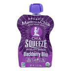 Mamma Chia Vitality Squeeze Snack, Blackberry Bliss, 3.5 oz (Case of 16)