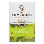 Cameron's Specialty Coffee Organic French Roast, 12 ct (Case of 6)