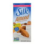 Silk Pure Almond Milk - Unsweetened Vanilla (Pack of 6) - 32 Fl Oz.
