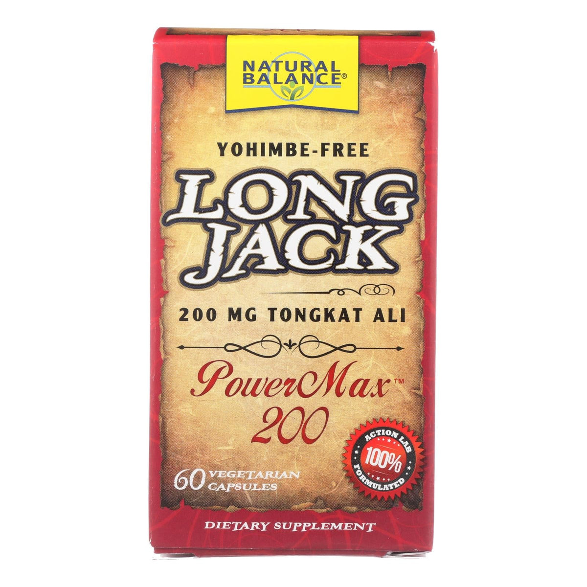 Natural Balance LongJack Powermax (Pack of 60 Vcaps)