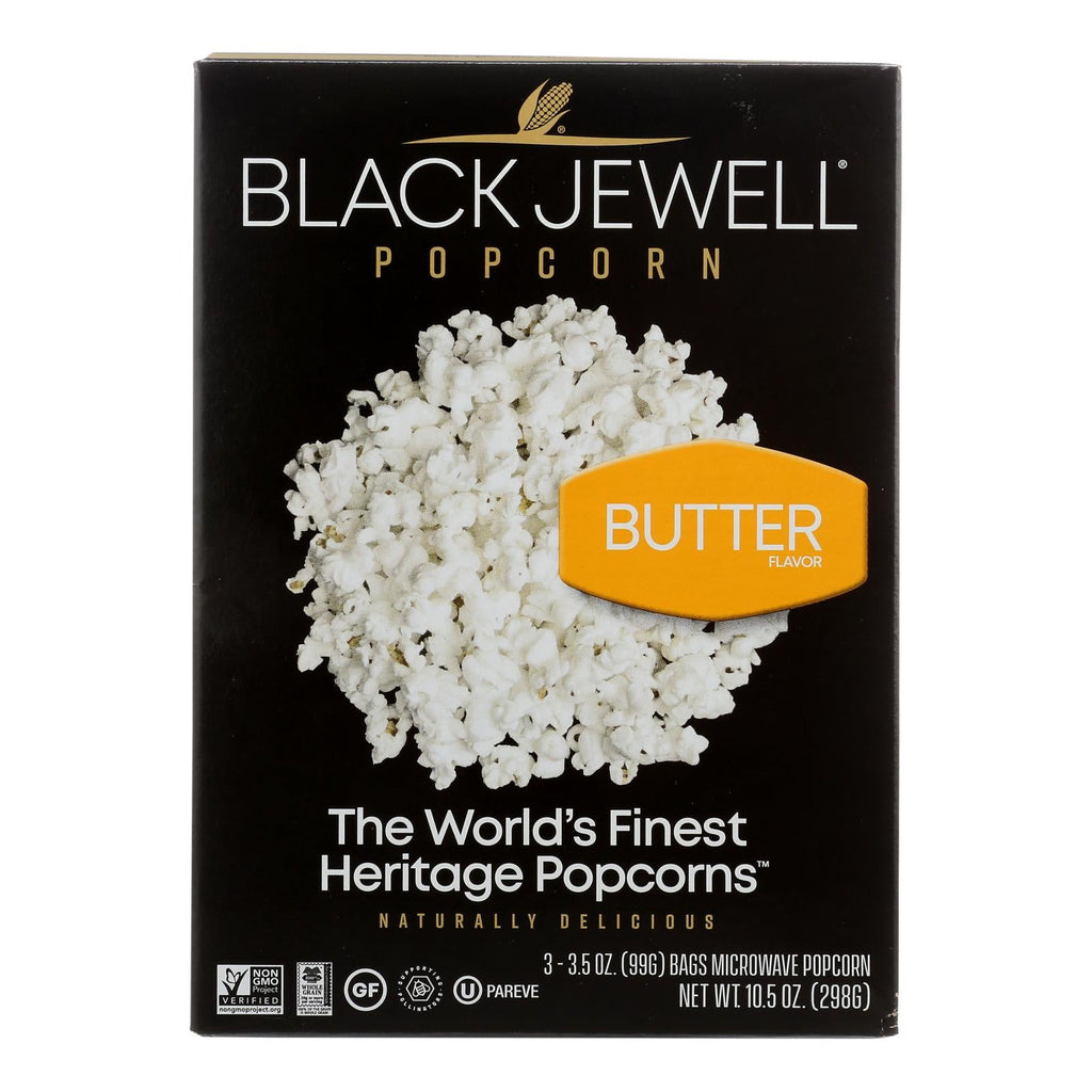 Black Jewell Butter Microwave Popcorn, 3 x 3.5 oz (Case of 6)