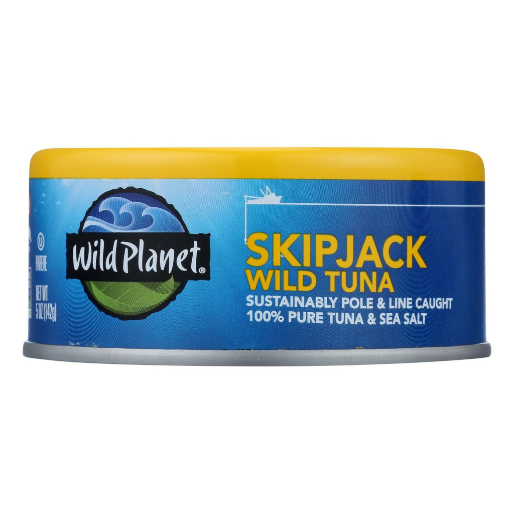 Wild Planet Wild Skipjack Light Tuna, 5 oz (Case of 12)