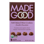 Made Good Soft Baked Mini Cookies - Double Chocolate (Pack of 6) - 4.25 Oz.