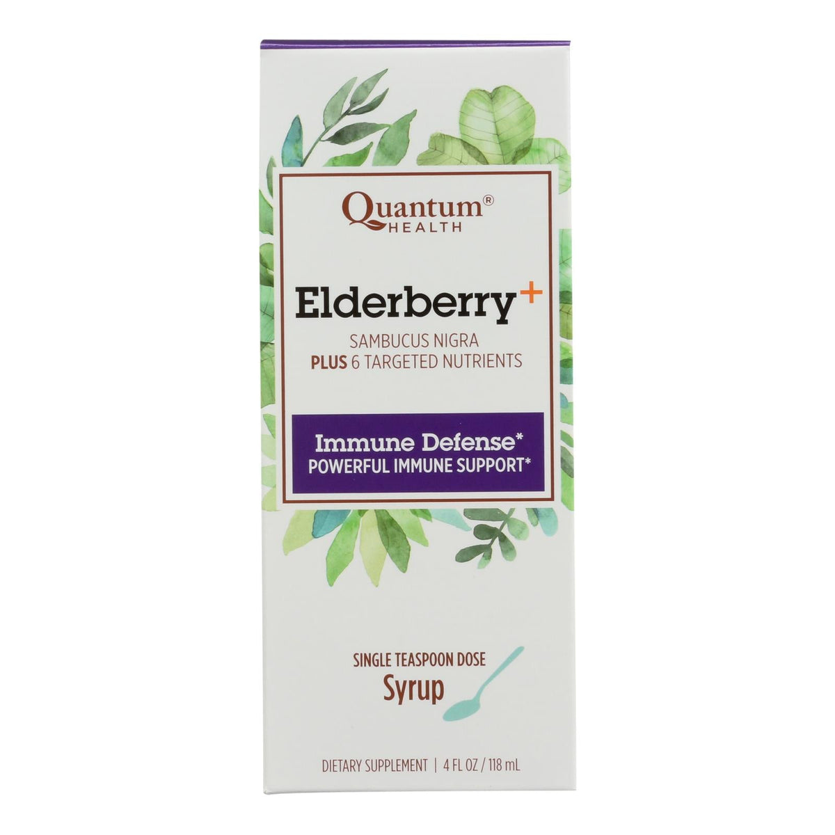Quantum Health Elderberry Syrup, 4 fl oz
