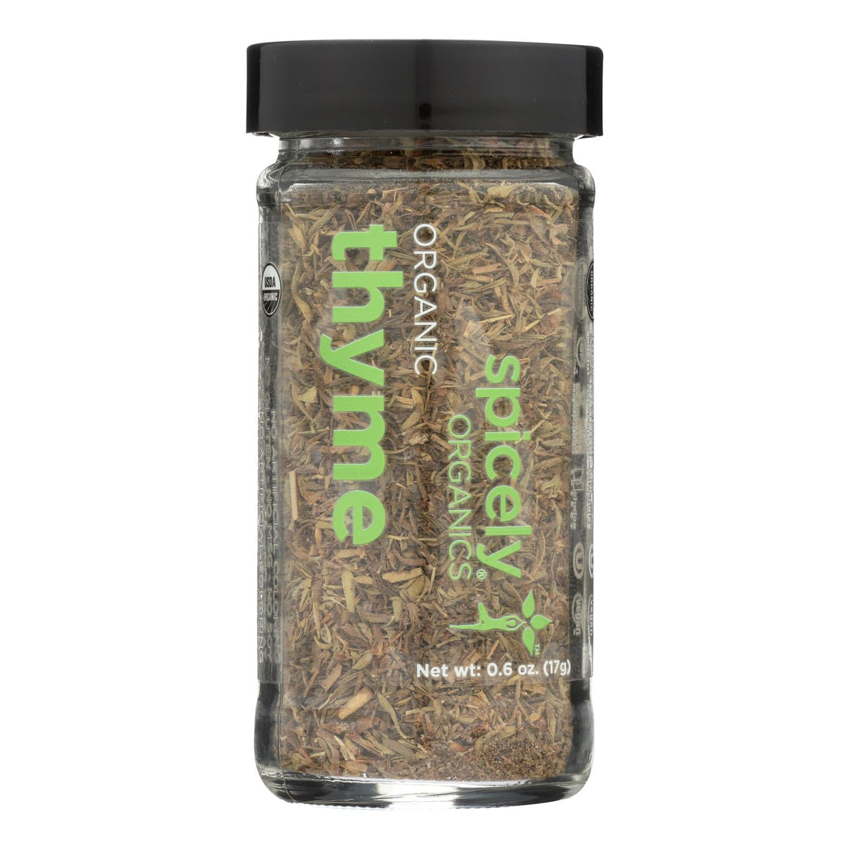 Spicely Organics Organic Thyme (Pack of 3) 0.6 Oz.