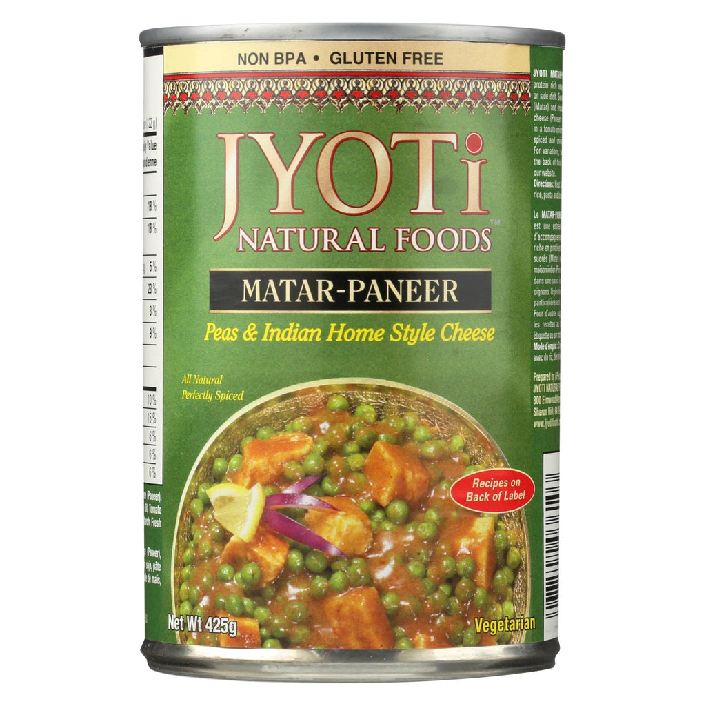 Jyoti Matar Paneer, 15 oz (Case of 12)