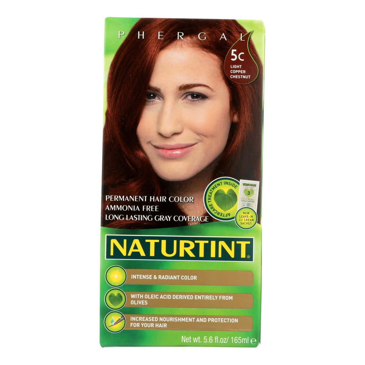 "Naturtint Permanent Hair Color, 5C Light Copper Chestnut, 5.28 Oz (Pack of 1)"