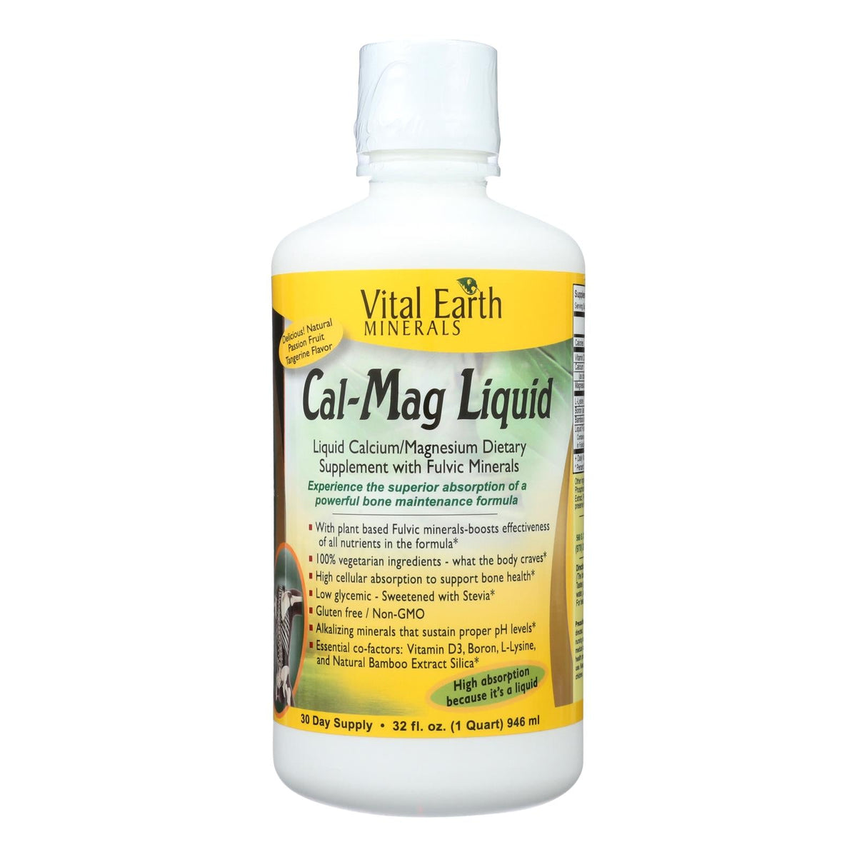 Vital Earth Minerals Cal-Mag Liquid, 32 oz