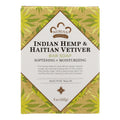 Nubian Heritage Indian Hemp & Haitian Vetiver Bar Soap, 5 oz