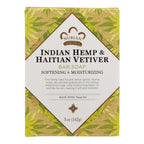 Nubian Heritage Indian Hemp & Haitian Vetiver Bar Soap, 5 oz