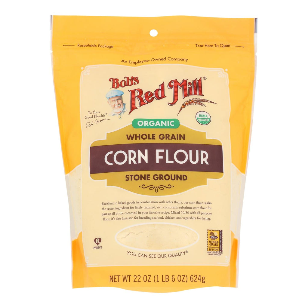 Bob's Red Mill Corn Flour, 22 oz (Case of 4)
