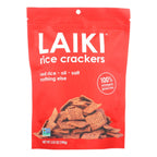 Laiki Red Rice Crackers, 3.5 oz (Case of 8)