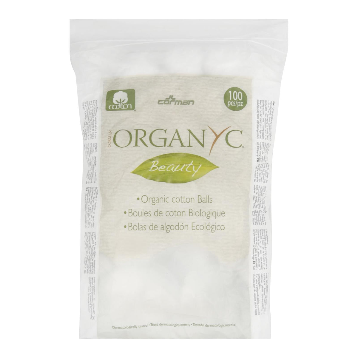 Organyc Organic Cotton Balls, 100 ct