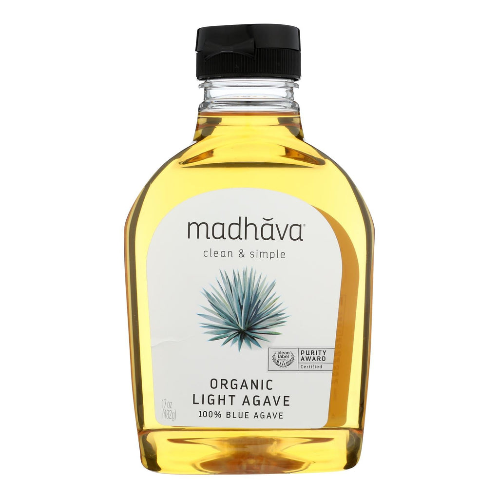 Madhava Golden Light Agave Nectar, 17 oz (Case of 6)