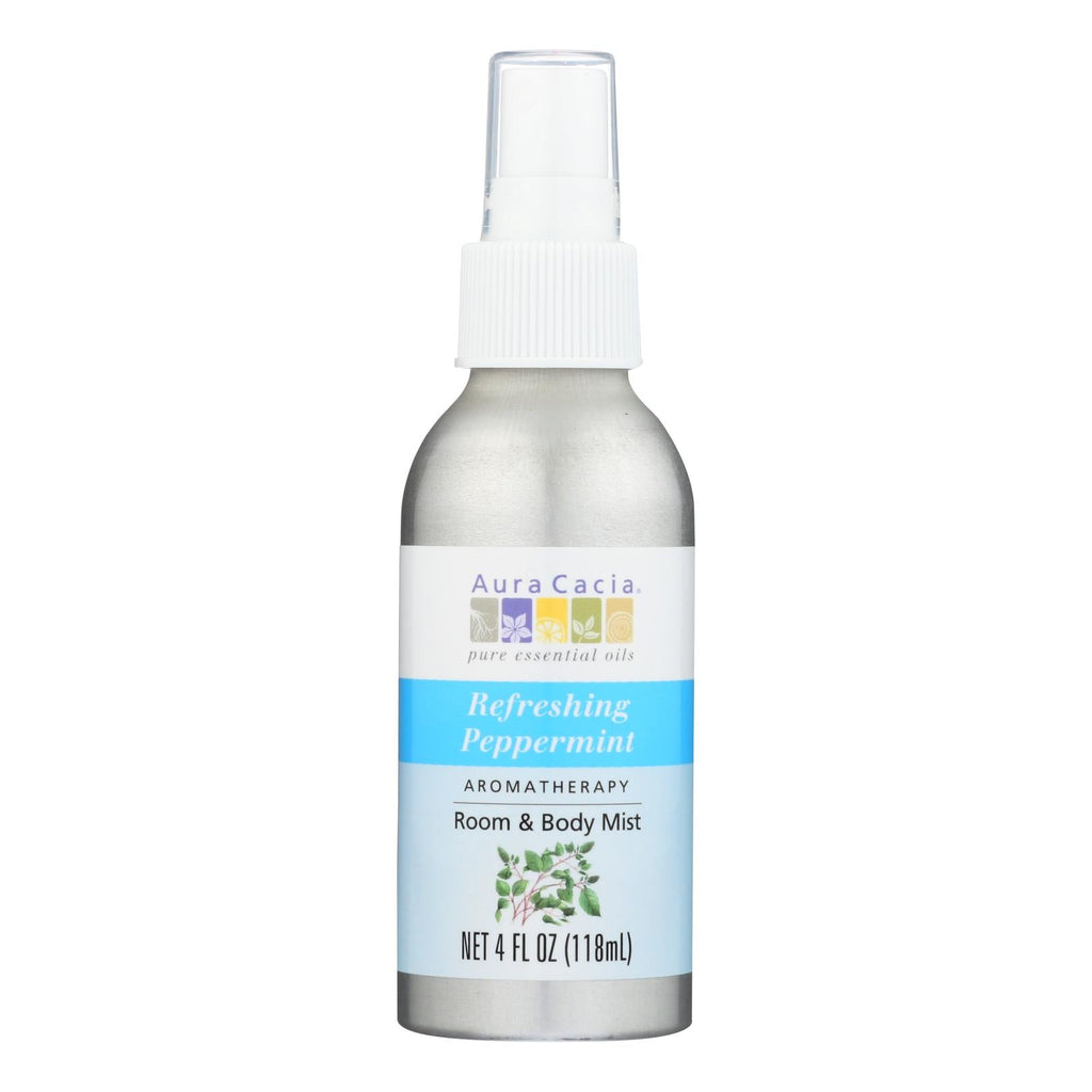 Aura Cacia Aromatherapy Mist Peppermint Harvest (4 Fl Oz)