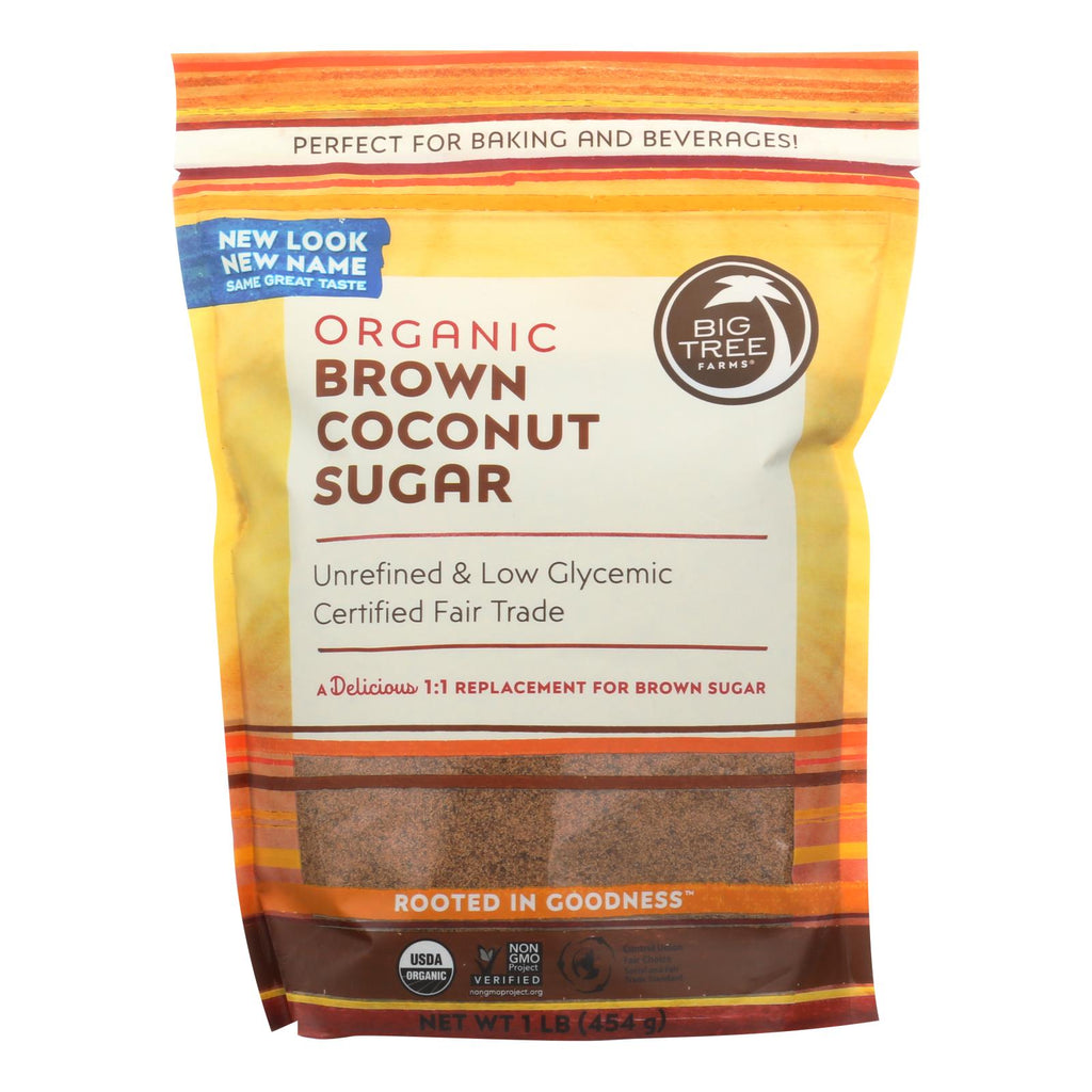 Big Tree Farms Blonde Coconut Palm Sugar, 16 oz (Case of 6)