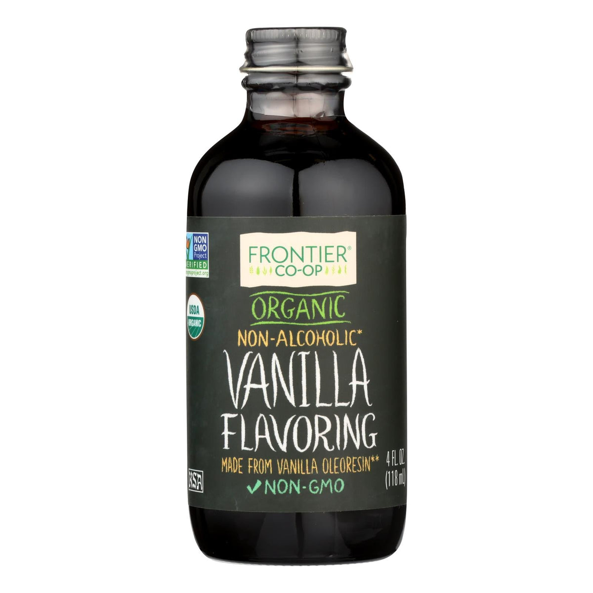 Frontier Co-op Organic Vanilla Flavoring, 4 oz
