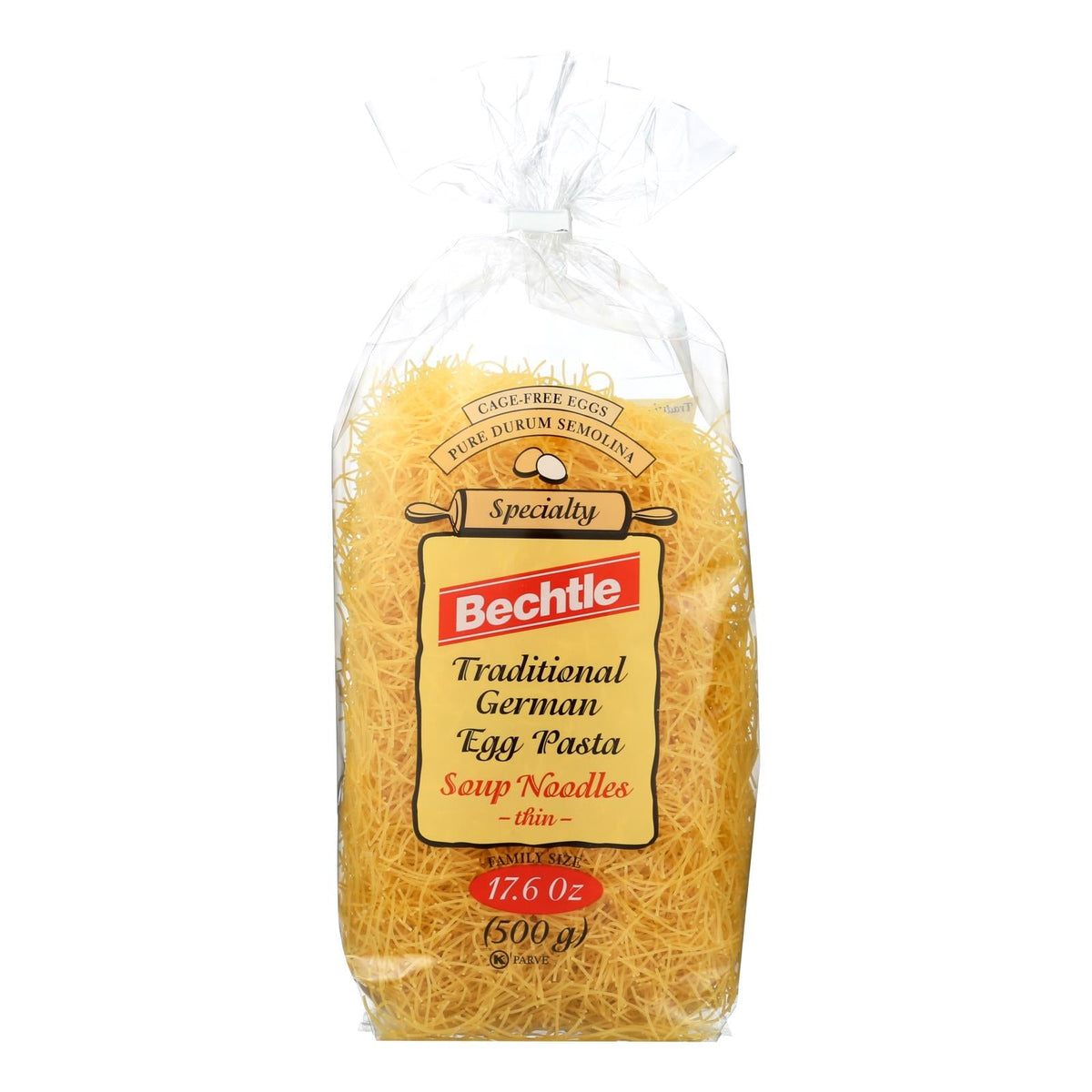 Bechtle Fine Noodles, 17.6 oz (Case of 12)