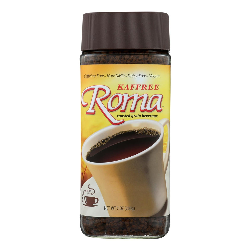 Kaffree Roma Instant Roasted Grain Beverage, 7 oz (Case of 6)