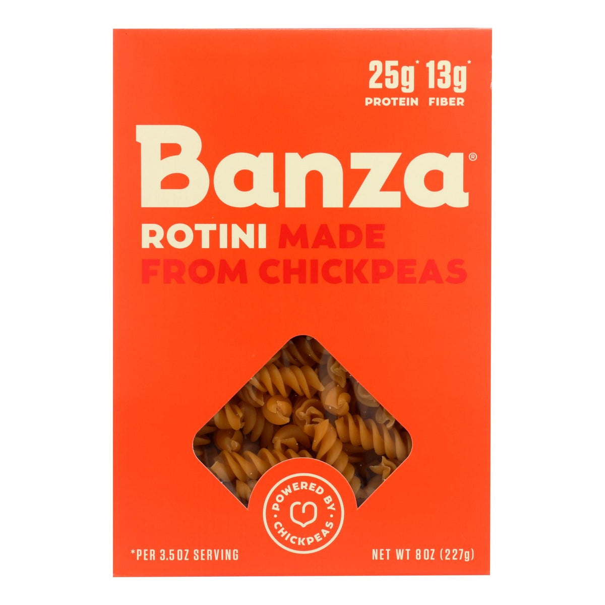 Banza Chickpea Rotini Pasta, 8 oz (Case of 6)