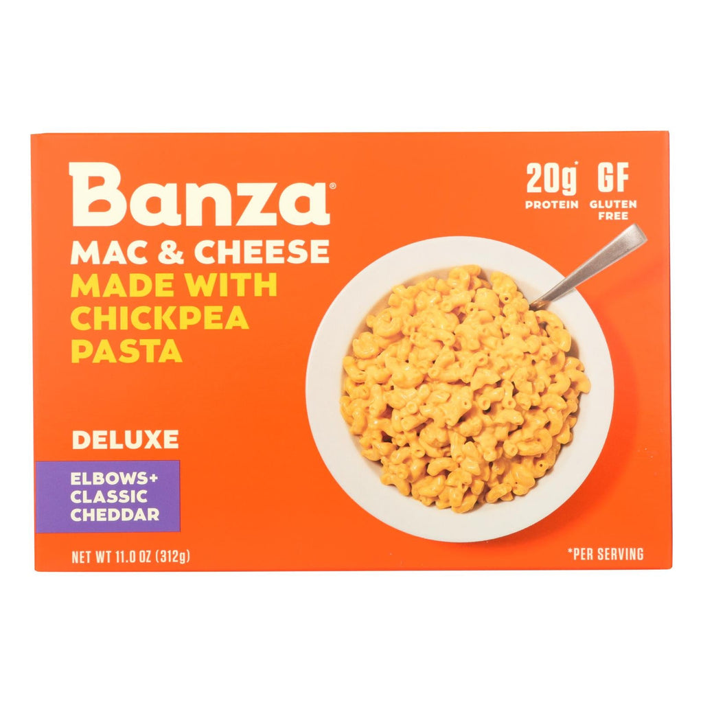 Banza Chickpea Mac and Cheese Cheddar, 11 oz (Case of 6)