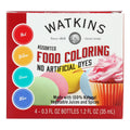 Watkins Assorted Food Coloring, 4 ct (Case of 6)