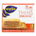 Wasa Sesame & Sea Salt Flatbread Thins (Pack of 10 - 6.7 Oz.)