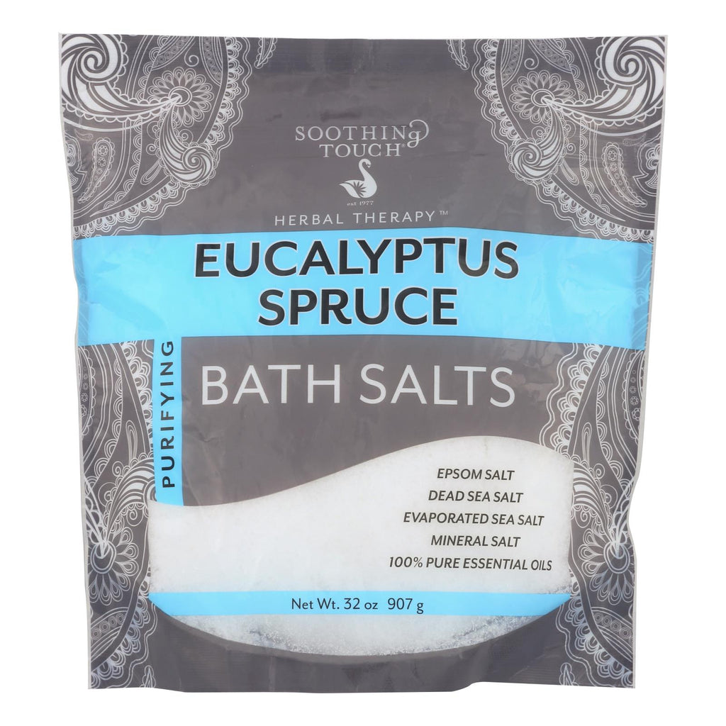 Soothing Touch Eucalyptus & Spruce Bath Salts, 32 oz