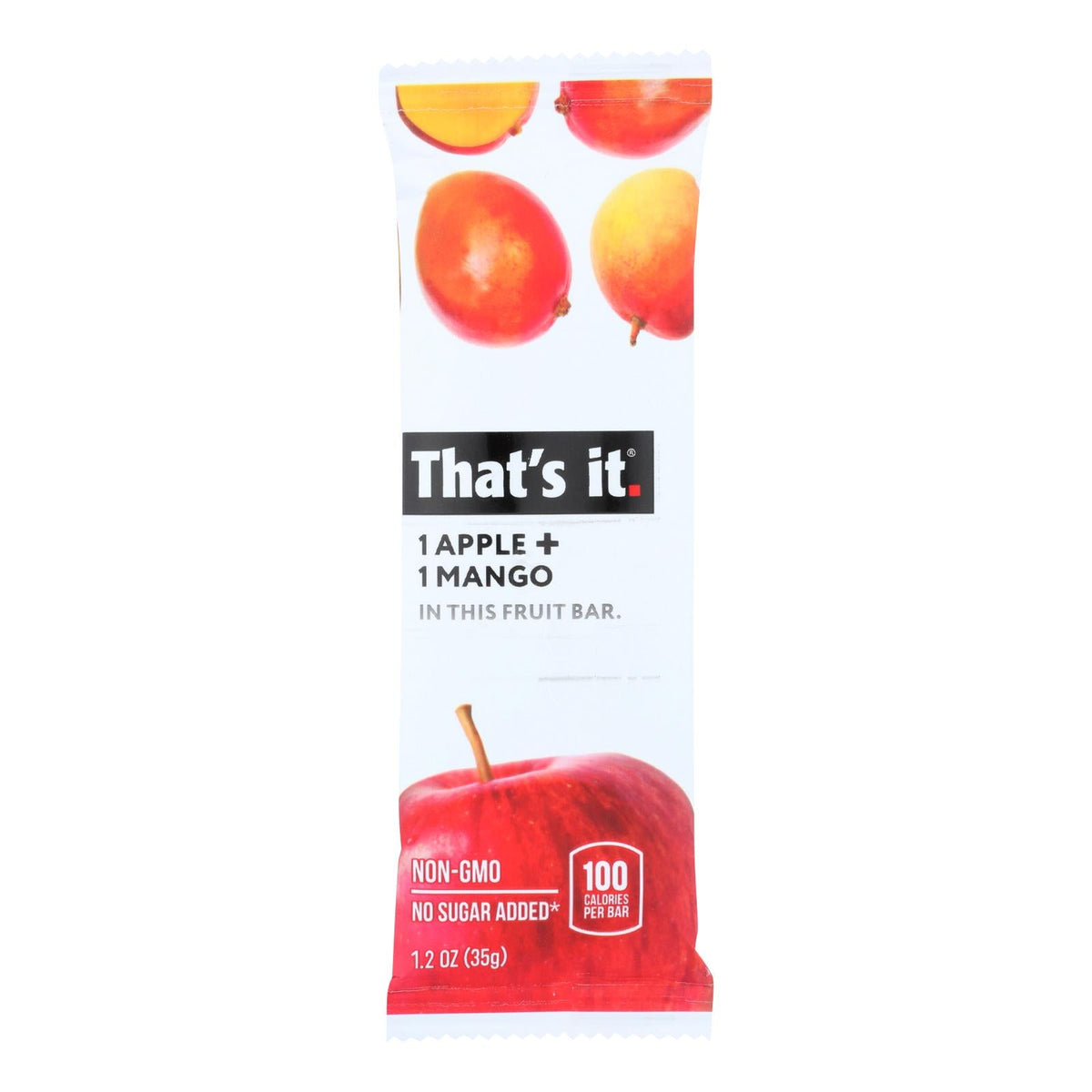 That's It Apple & Mango Fruit Bar, 1.2 oz (Case of 12)