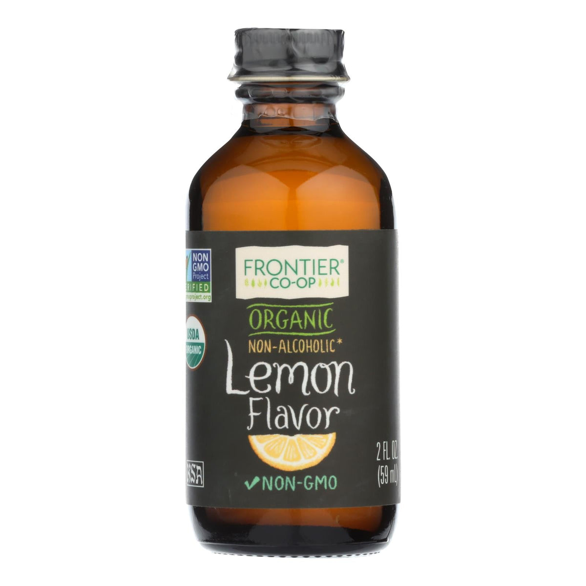 Frontier Co-op Organic Lemon Flavor, 2 oz