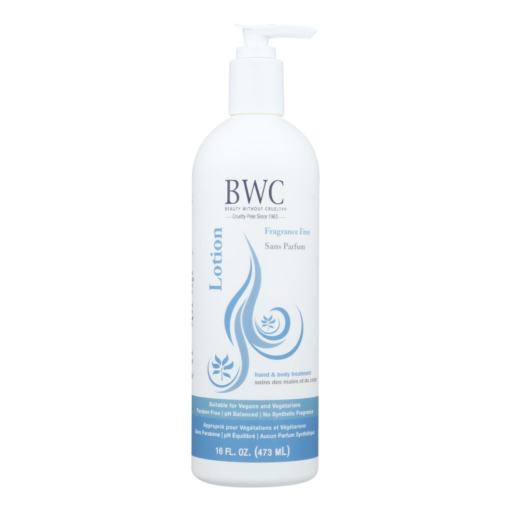 Beauty Without Cruelty Fragrance Free Body Lotion, 16 fl oz