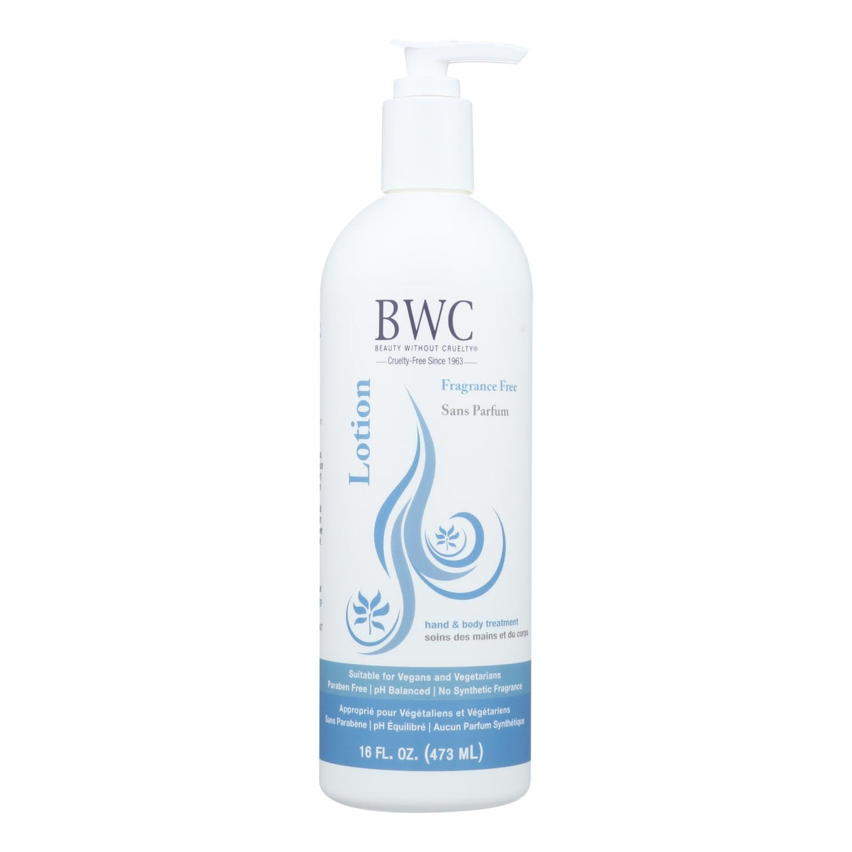 Beauty Without Cruelty Fragrance Free Body Lotion, 16 fl oz