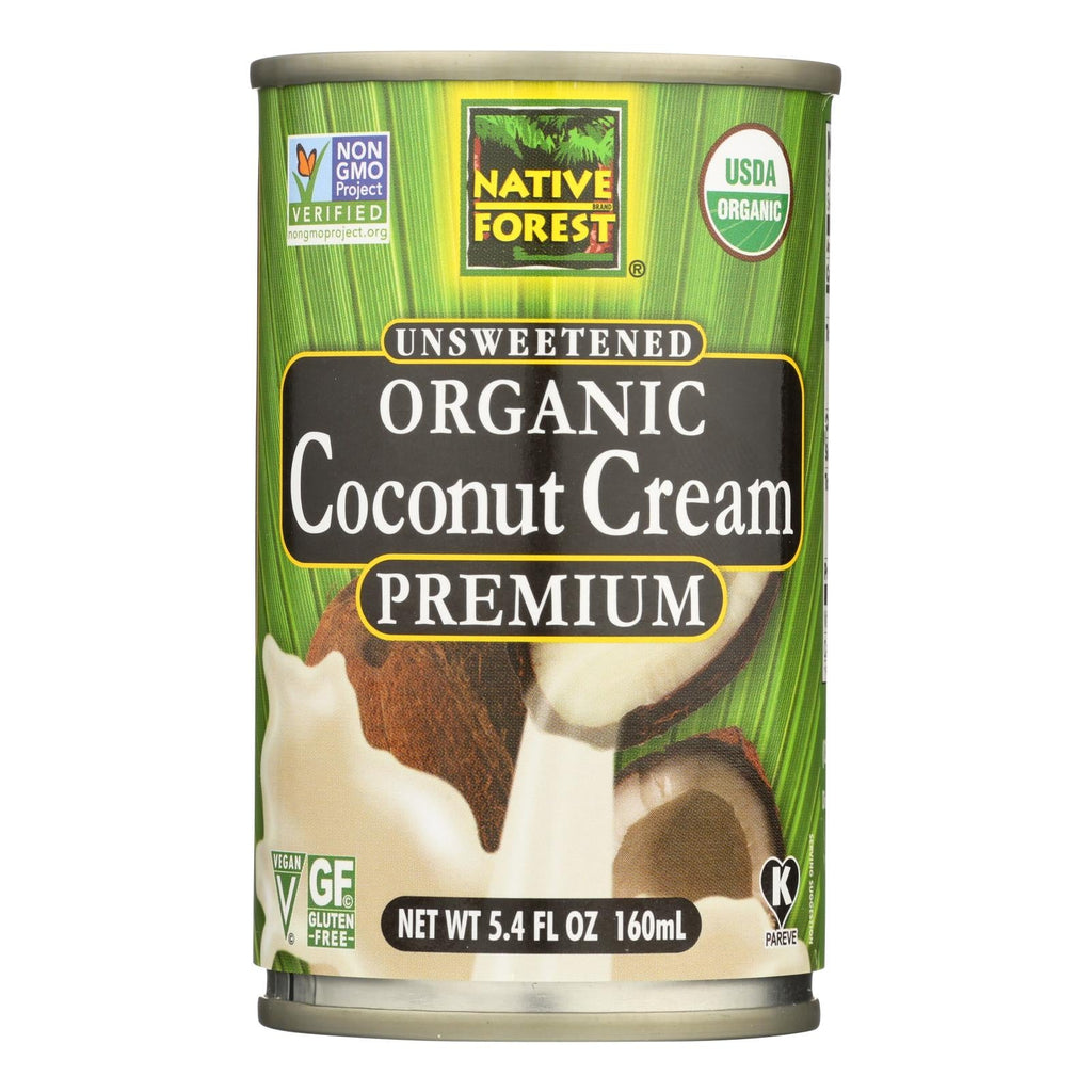 Native Forest Organic Premium Coconut Cream, 5.4 fl oz (Case of 12)