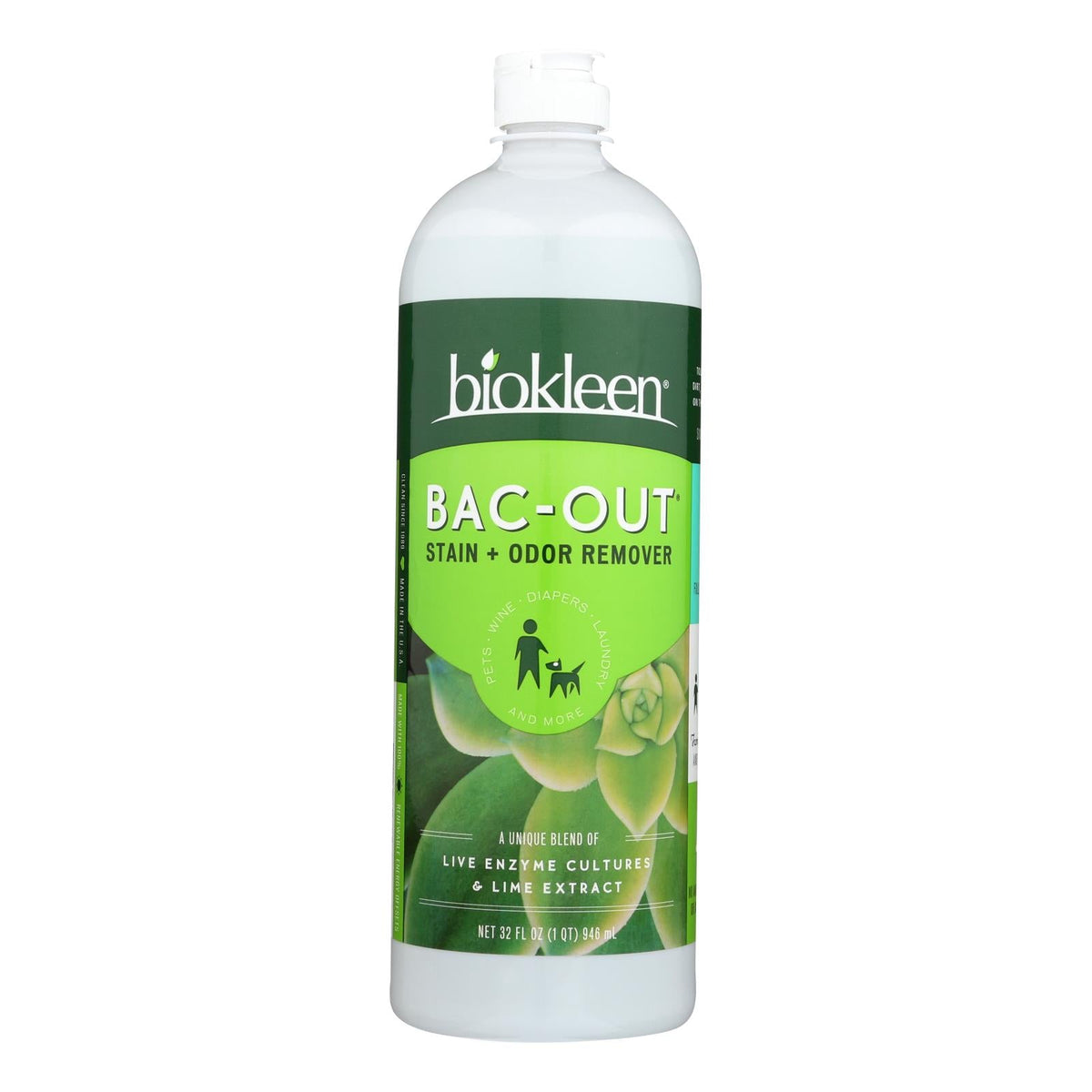 Biokleen Bac-Out Stain & Odor Remover, 32 fl oz (Case of 6)