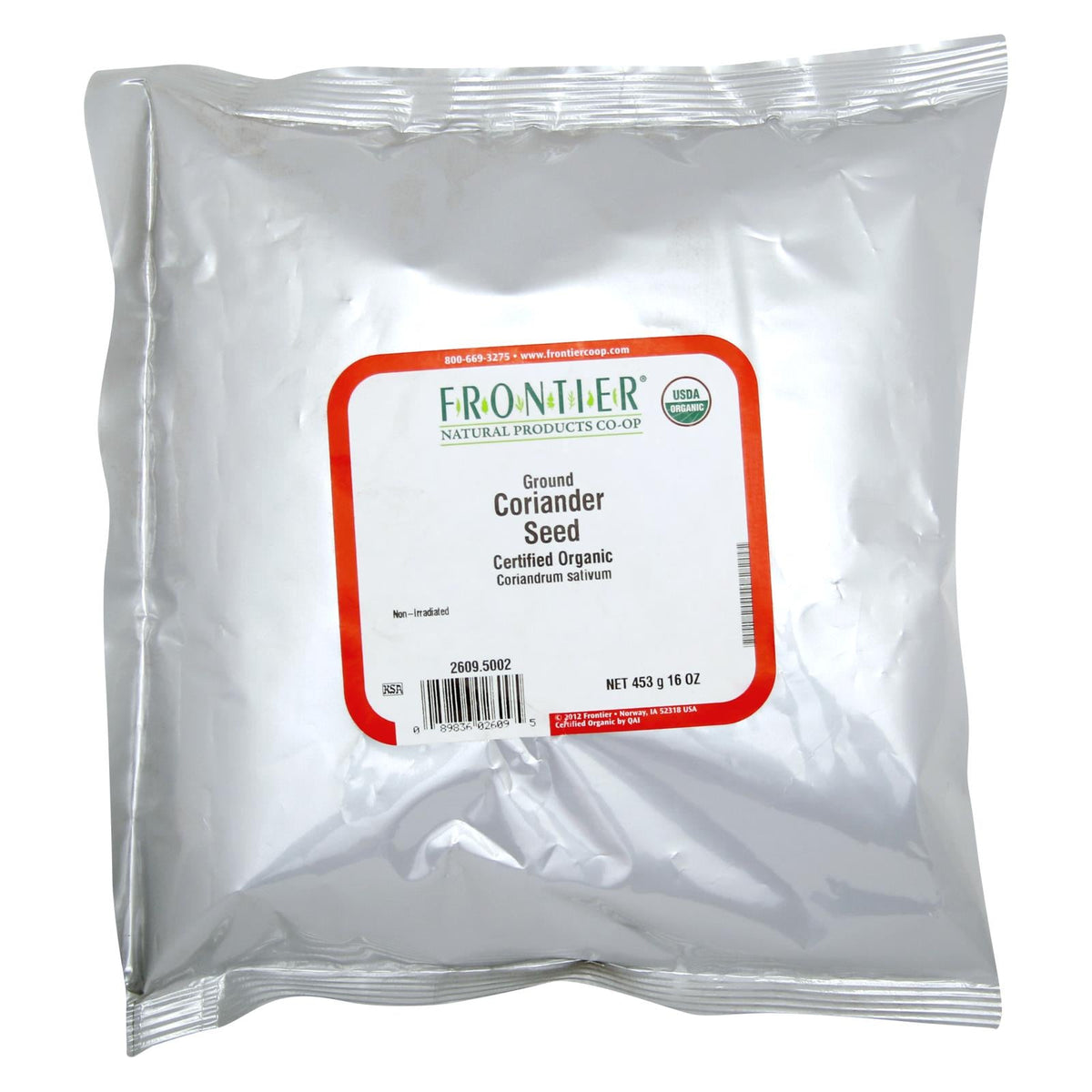 Frontier Co-op Organic Ground Coriander Seed, 1 lb