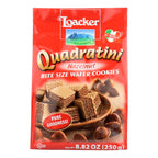 Loacker Quadratini Wafer Cookies, 8.82 oz (Case of 6)