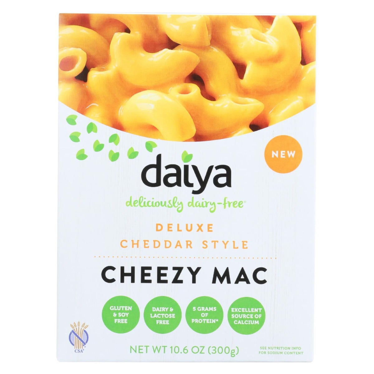 Daiya Deluxe Cheddar Style Dairy-Free Cheezy Mac, 10.6 oz (Case of 8)
