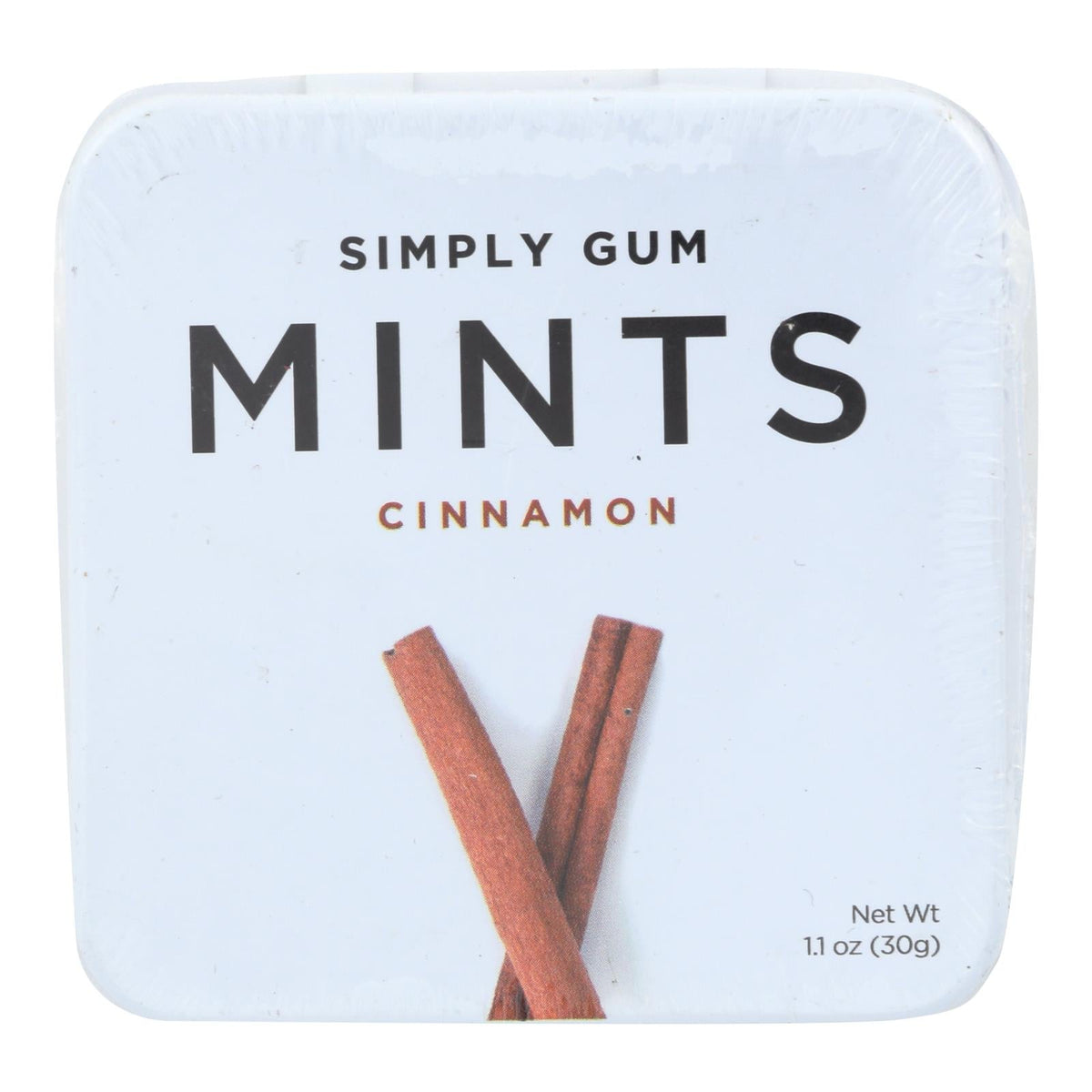 Simply Gum Cinnamon Mints, 30 ct (Case of 6)