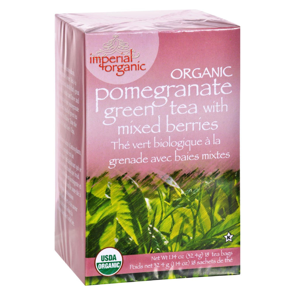 Uncle Lee's Organic Pomegranate Green Tea with Mixed Berries (Pack of 18)