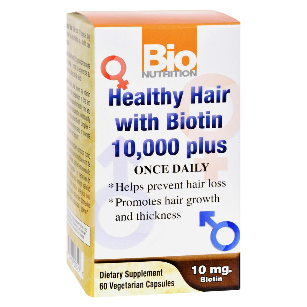 Bio Nutrition Healthy Hair with Biotin (Pack of 60)